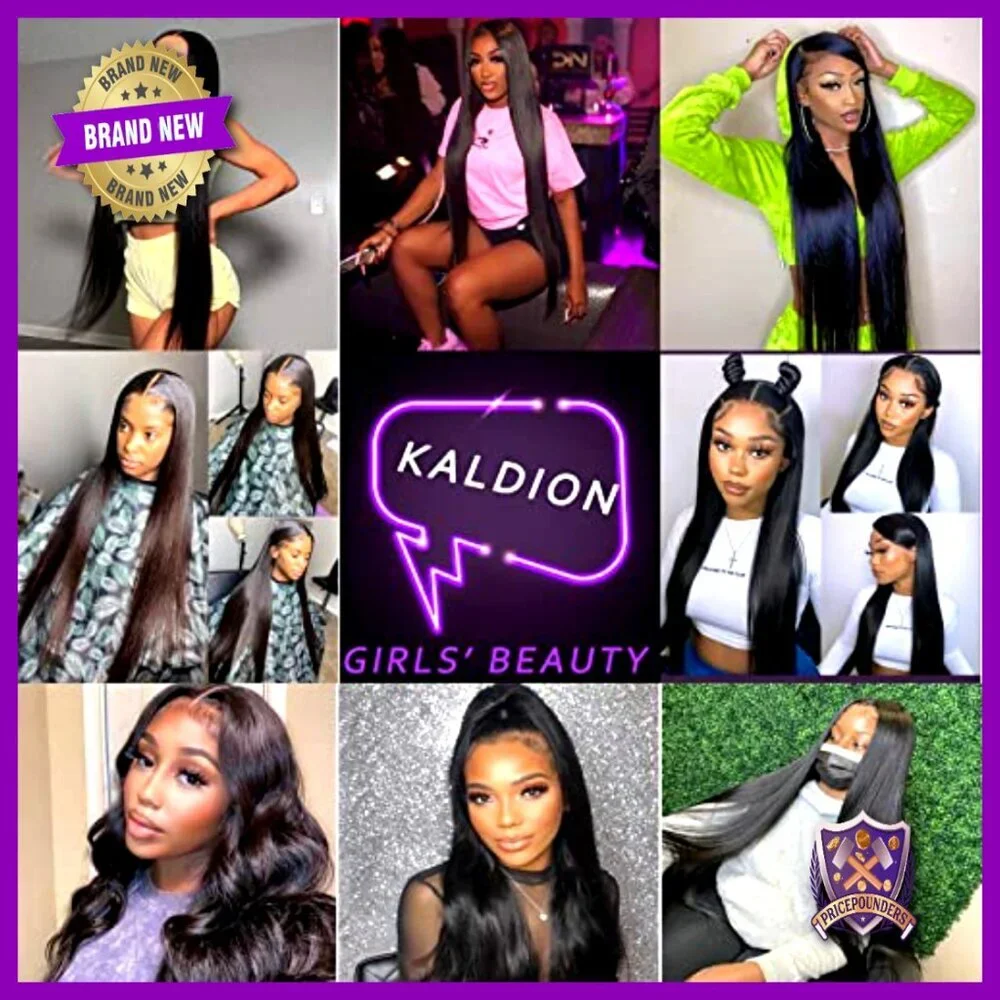 Straight Human Hair Lace Front Wig 24in HD 13x4 Glueless Virgin Brazilian